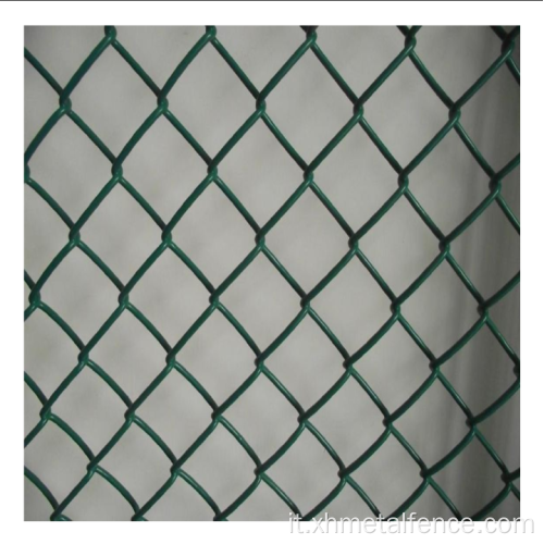 Fence a catena galvanizzata a caldo o rivestito in PVC